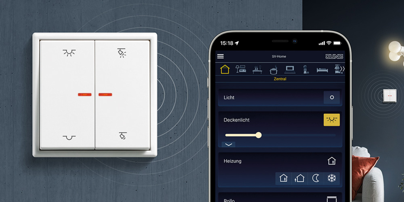 KNX RF Taster bei Raabe Elektro-Anlagen GmbH in Eisenach